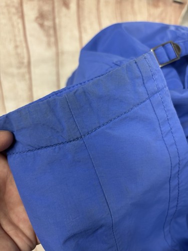 NAPAPIJRI Mens Small Fleece Lined Rain Forest Zip Jacket Smock Taped Seams Blue - Picture 21 of 24