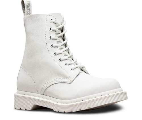 DR Martens Doc 8 fori 1460 white mono Virginia 24480100 | eBay