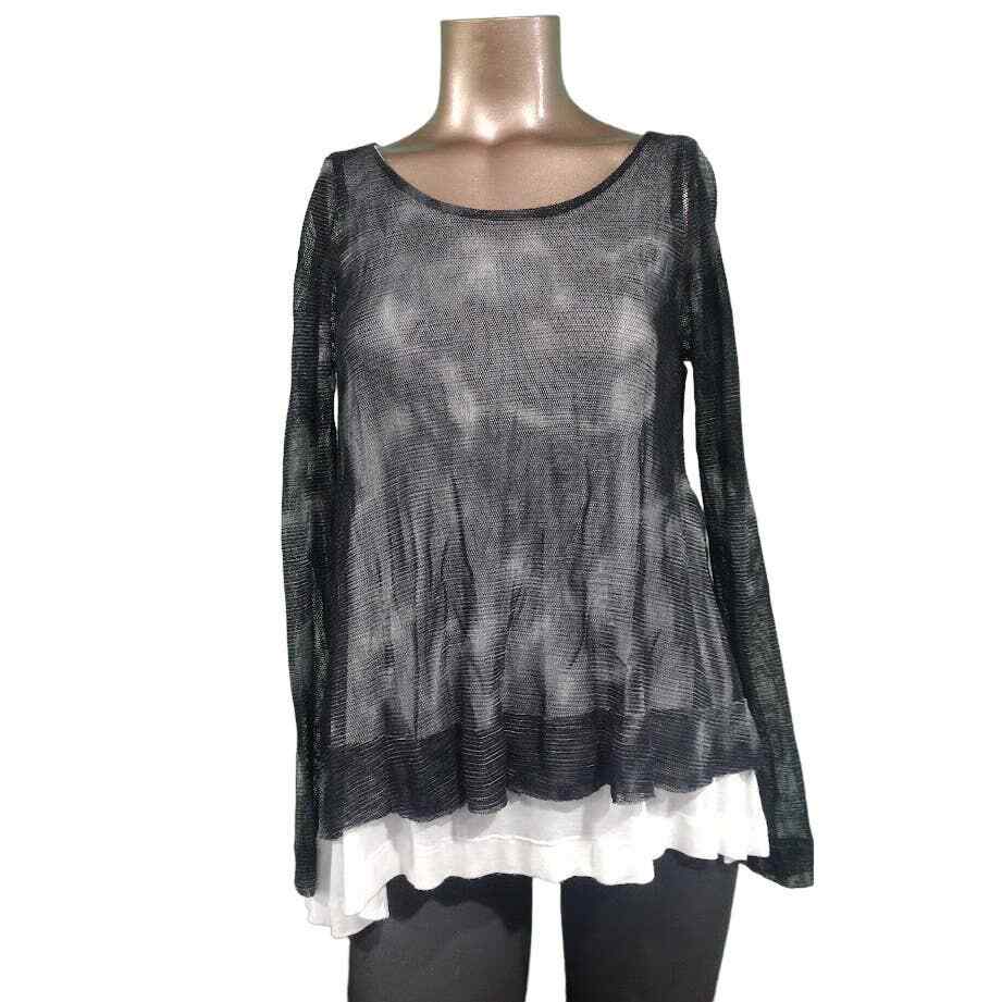 People Like Frank Double Layer Pullover Sweater, … - image 1