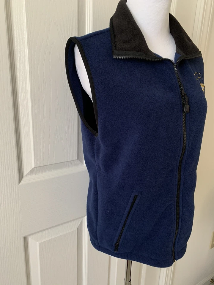 DELTA EAGLES FOOTBALL SHARP COZY FLEECE ZIP UP VEST - SIZE S - Image 4 of 4
