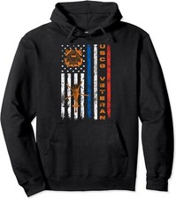 U.s Coast Guard Veteran Uscg Flag Vintage Unisex Hooded Sweatshirt