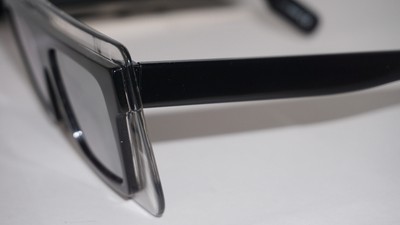 Kenzo Paris Rectangular Sunglasses Black Clear Silver Mirror KZ40024I 01C 53mm Kenzo | Accessories | Kenzo Sunglasses Black Tried Few Times  main image 4