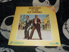 Gunfight At the O.K. Corral Laserdisc LD Burt Lancaster Free Ship 50 Orders