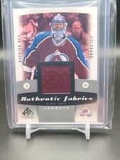 2010-11 UD SP Game Used Authentic Fabrics Patrick Roy Colorado Avalanche