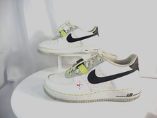 Air Force 1 LV8 GS White/Yellow Shoes DC2532-001 Kids Size US 6.5Y Women's 8/39