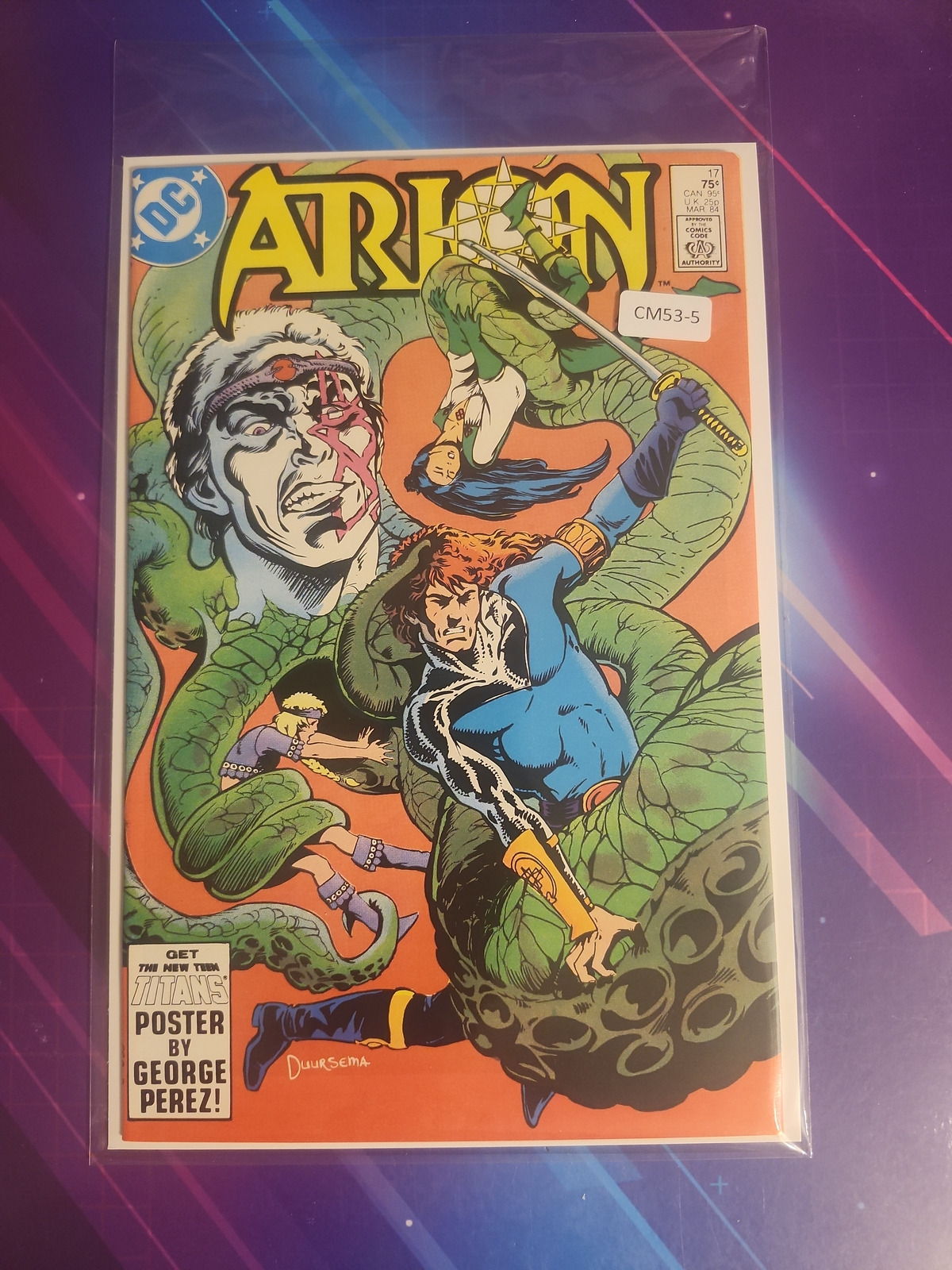 ARION, LORD OF ATLANTIS #17 HIGH GRADE DC COMIC BOOK CM53-5