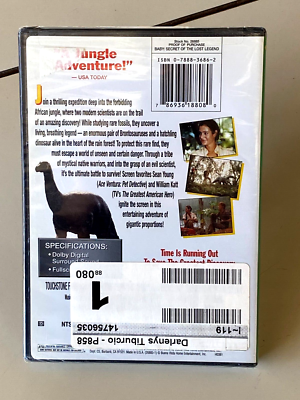Baby: Secret of the Lost Legend (DVD, 2002) Brand New, Sealed