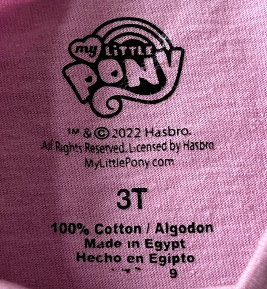 Camisa Hasbro My Little Pony Niñas con Mangas con Volantes - Talla 3T Foto 4 de 4