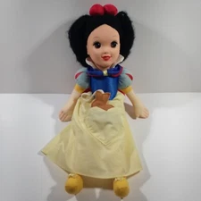 Vintage Disney Princess 1993 Snow White 15"  Mattle Plush Doll with Bunny