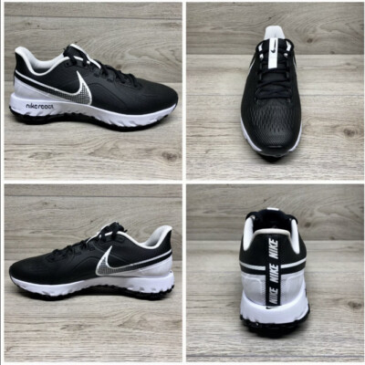 Nike React Infinity Pro Golf Shoes Black White US Mens Size 8/Womens 9.5