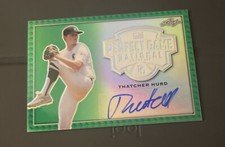 THATCHER HURD 2020 Leaf PG National Showcase metal Green Rookie #2/3 LSU Tigers