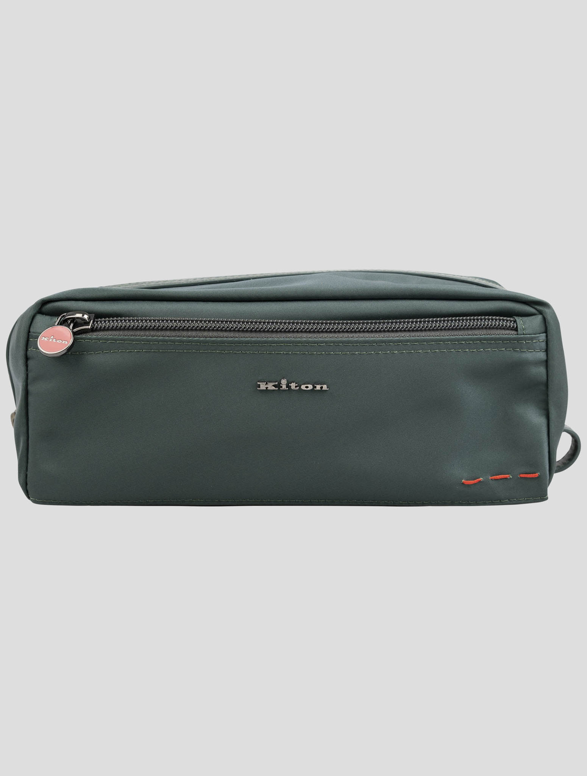 NEW KITON GREEN PA PC LEATHER POCHETTE ONE SIZE KBAZ13 102790₽