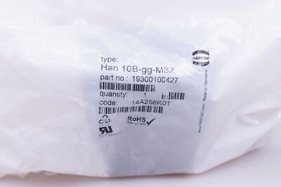 HARTING  Han 10B-gg-M32  19300100427  Tüllengehäuse   OVP, NEU