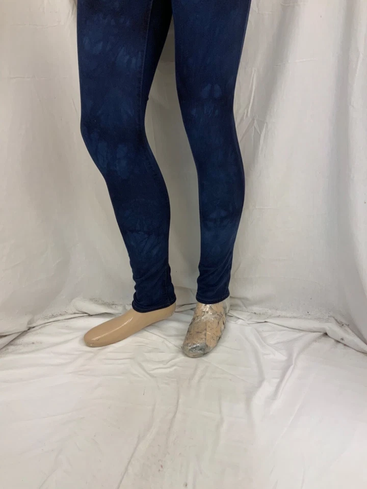 Mavi Serena Jeans Sz 27 Dark Blue Cotton Stretch Print Skinny YGI P2-559 - Image 3 of 4