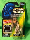 Star Wars POTF Ewoks Wicket & Logray 1997 Kenner Carded Figure Freeze Frame