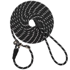 Long Slip Lead Dog Leash Reflective Anti-Choking 12 FT/20 FT/30 FT/50 FT Rope...