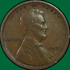 1909-VDB Lincoln Wheat Cent Very Fine VF Coin #37556