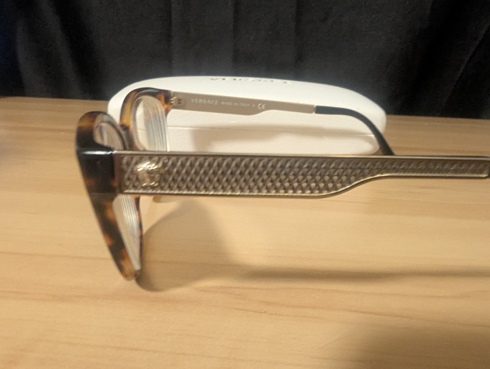 Versace VE 3240 Eyeglasses Frames Havana Gold Black 5208 Authentic 54 16 140 thumbnail 13