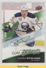2017-18 Upper Deck MVP Green Script Rasmus Ristolainen #94 READ 1o7y