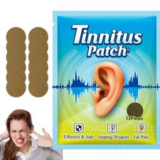 Tinnitus Treatments Patch Ear Pains Hearing Weaken Herbal Protect Sticker 12PCS