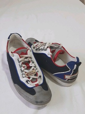 DSQUARED2 Herren Sneaker 43 Vintage Original Made in Italy Freizeit Sport