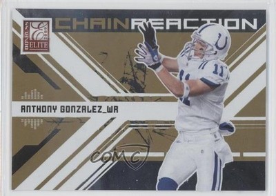 2009 Donruss Elite Chain Reaction Gold 10/899 Anthony Gonzalez #10 0b2