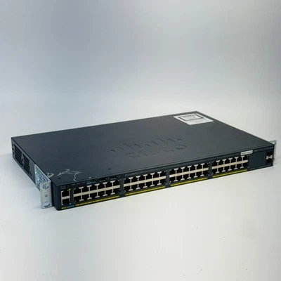 Cisco WS-C2960X-48TS-LL Commutateur Catalyst 2960X 48 Ports Gigabit Ethernet - Photo 1/4