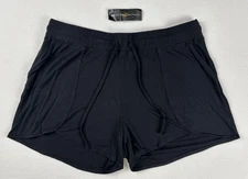 Kindred Bravely Bamboo Lounge Shorts Black Size Large Women’s Soft Stretch