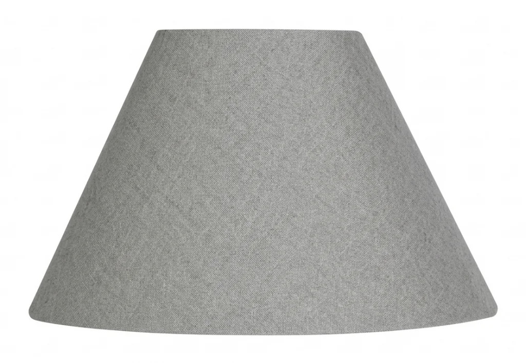 Lampshade Grey 5.5"" Coolie Earl Premium Linen 140mm Oaks Lighting L501/5 EG