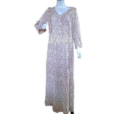 MISSLOOK Botanical Garden Floral Maxi Dress Size L