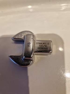 Stahlwille 731/10 SW 16 mm Maul-Einsteckwerkzeug Aufnahme 9 x 12 mm
