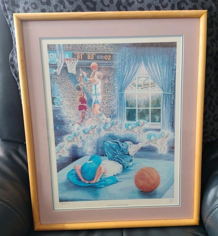 CAROLINA DREAMIN' BY STEVE FORD #601 of 2500 FRAMED/MATTED/UV GLASS (MEMORIES)