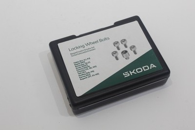 Skoda Yeti 5L Radsicherungsbolzen und Schlüsselcode d, neu, original 000071597C