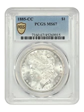 1885-CC $1 PCGS MS67 - Morgan Dollar