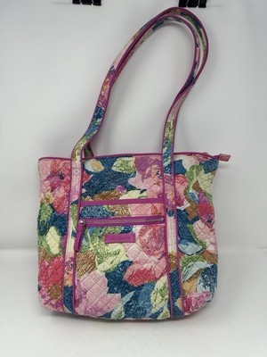 Vera Bradley Double Handle Shoulder Bag Superbloom Quileted Retired