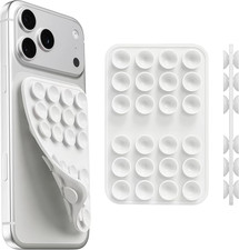 Upgraded Double Sided Silicone Suction Cup Phone Case Mount, Sticky Phone Grip H
