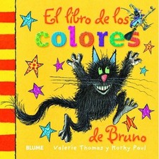 El libro de los colores de Bruno - Spanish Language Hardcover NEW Valerie Thomas
