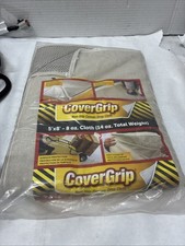 Covergrip 5 Foot X 8 Foot 8 Ounce Slip Resistant Classic Safety Drop Cloth