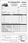 Septic Tank Receipt Invoice Form  / 2 Part Carbonless / 5.5" x 8.5" / TMG148