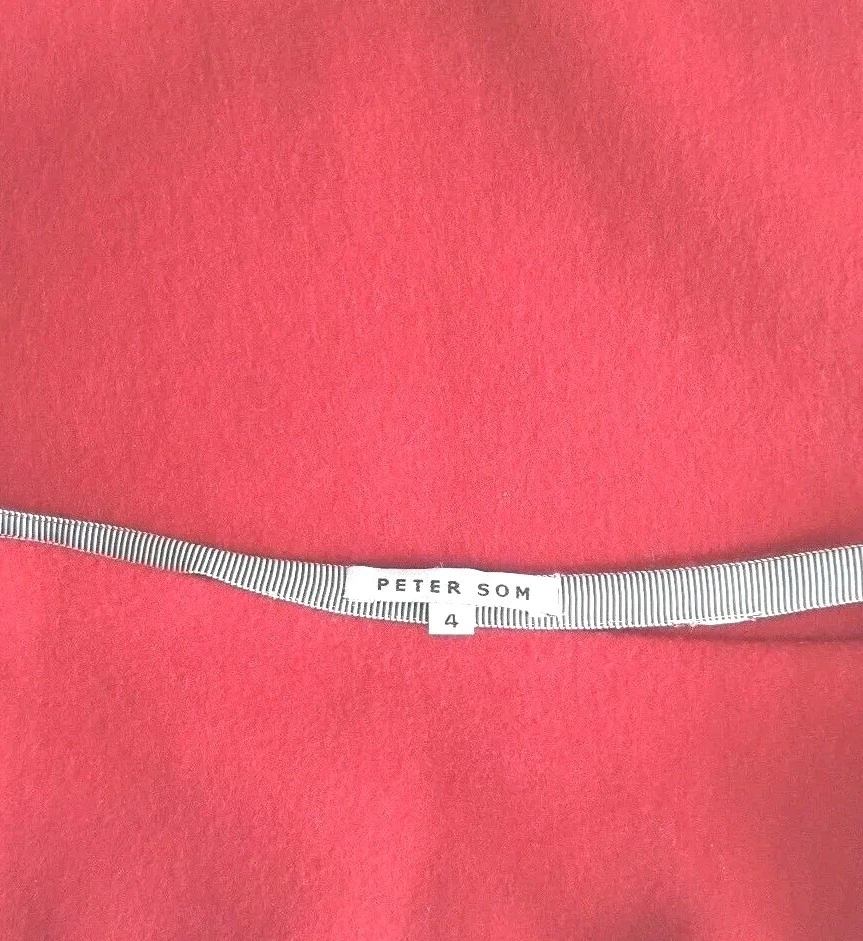 Peter Som юбка размер 4 глубокий красный платье повседневный линия XS S - Изображение 4 из 4