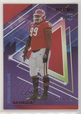 2022 Panini Chronicles Draft Picks Recon Red 59/149 Jordan Davis #25 0lt3