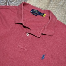 Polo Ralph Lauren Men s Classic Fit Polo Shirt Size L Maroon Short Sleeve