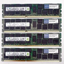 Samsung M393B2G70BH0-YH9 64GB 4x16GB PC3L-10600R DDR3 ECC Registered Server RAM