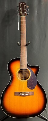 Fender CC-140SCE Concert Cutaway Acoustic-Electric Guitar Vintage Sunburst