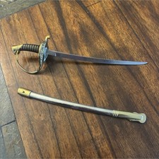 Civil War Style Sword (brass tone) Guard Letter Opener