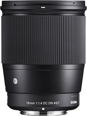 Sigma 16mm F1,4 DC DN Contemporary Objektiv für Sony E Mount Objektivbajonett