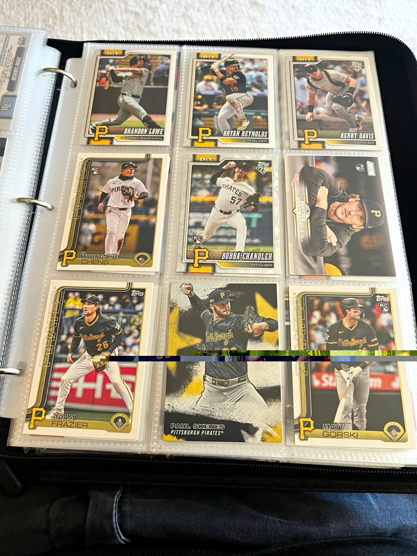 Topps Pittsburgh Pirates Baseball Card Lot 9 Cards 2024 Rookie 75th Anniv