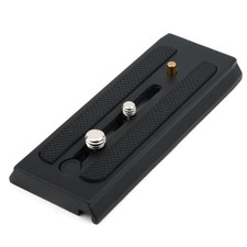 Sliding Camera Plate for Manfrotto 503HDV MH055M0Q5 Aluminum Black Finish