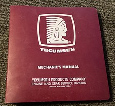 Tecumseh Mechanics Manual 1992 w/Original Bin...