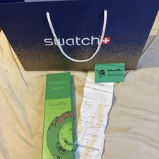 Authentic   AP x Swatch - Royal Pop - Green E...